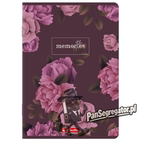 Zeszyt A5 60k linia z marginesem mix 400206346 HERLITZ