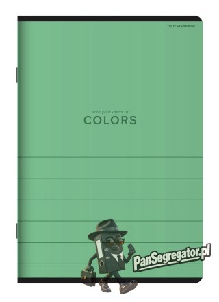 Zeszyt A5 80k kratka margines COLORS 400169185 TOP 2000
