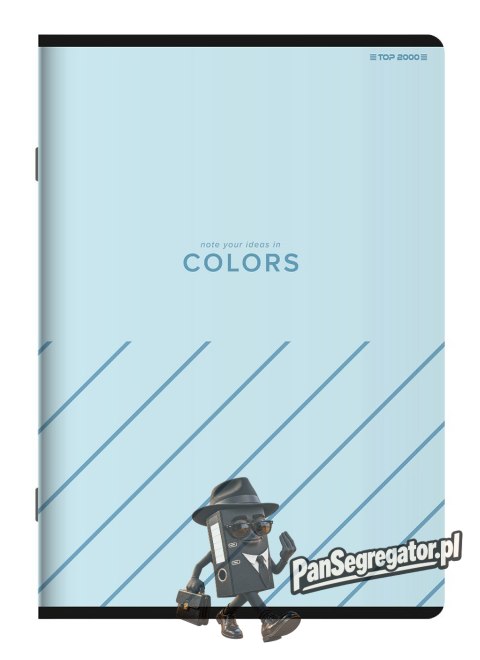 Zeszyt A5 80k kratka margines COLORS 400169185 TOP 2000