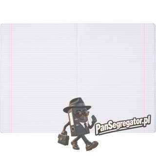 Zeszyt A5 80k kratka z marginesem RAINBOW 400197906 HERLITZ