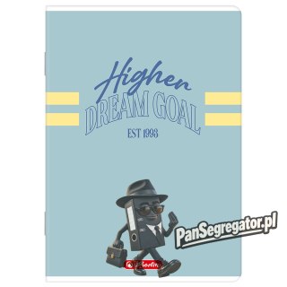Zeszyt A5 80k kratka z marginesem mix 400206357 HERLITZ