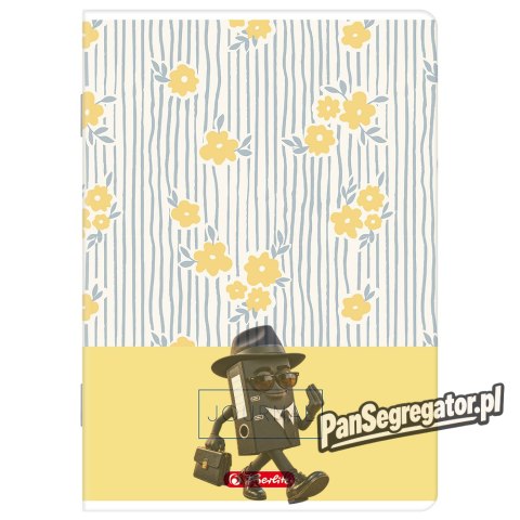 Zeszyt A5 80k kratka z marginesem mix 400206357 HERLITZ