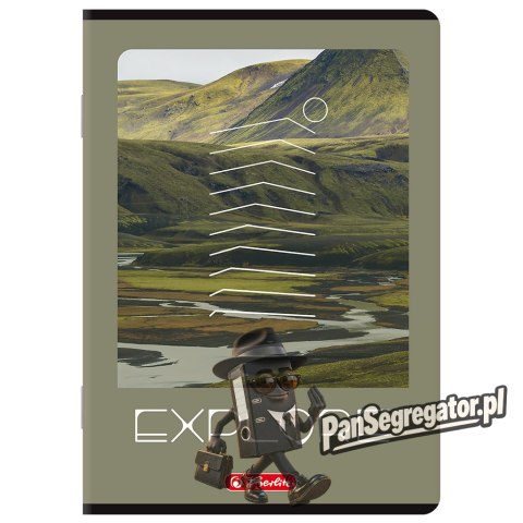 Zeszyt A5 80k kratka z marginesem mix 400206357 HERLITZ