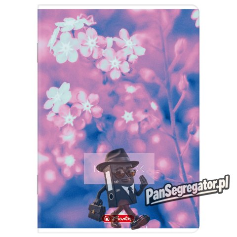 Zeszyt A5 96k kratka z marginesem mix 400206359 HERLITZ