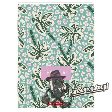 Zeszyt A5 96k kratka z marginesem mix 400206359 HERLITZ