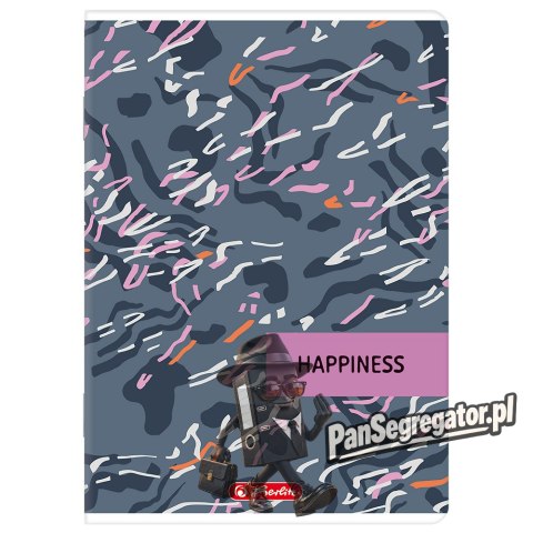 Zeszyt A5 96k kratka z marginesem mix 400206359 HERLITZ