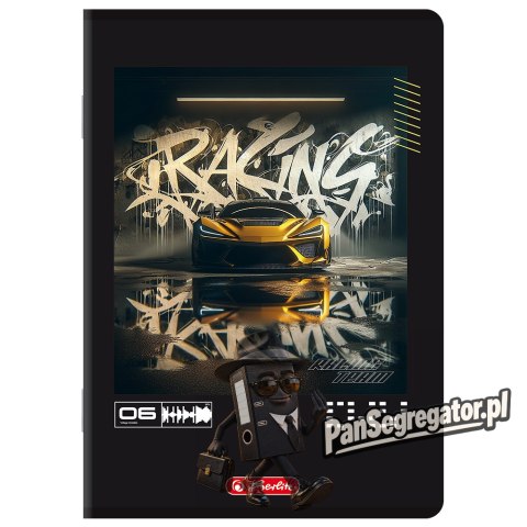 Zeszyt A5 96k kratka z marginesem mix 400206359 HERLITZ