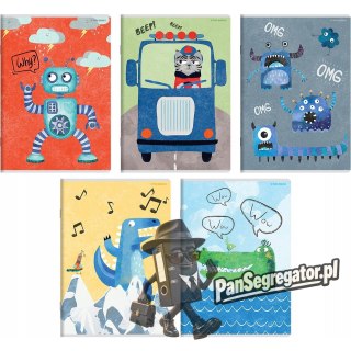 Zeszyt A6 32k kratka BOYS CARD 400181858 TOP 2000