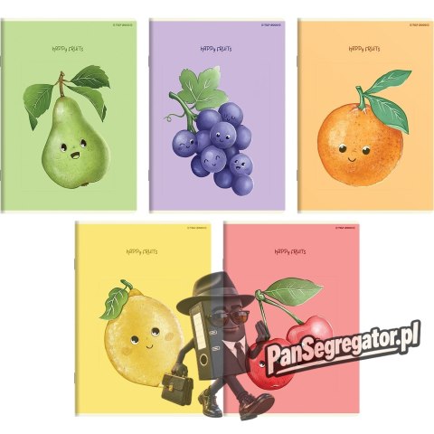 Zeszyt A6 32k kratka HAPPY FRUITS 400181855 TOP 2000