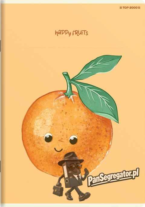 Zeszyt A6 32k kratka HAPPY FRUITS 400181855 TOP 2000