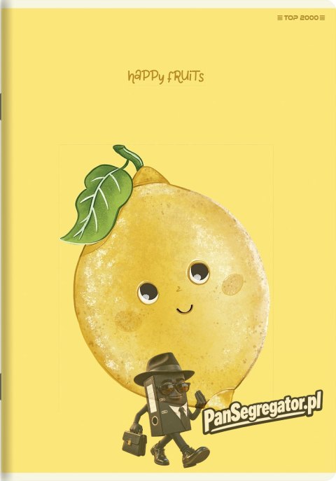 Zeszyt A6 32k kratka HAPPY FRUITS 400181855 TOP 2000