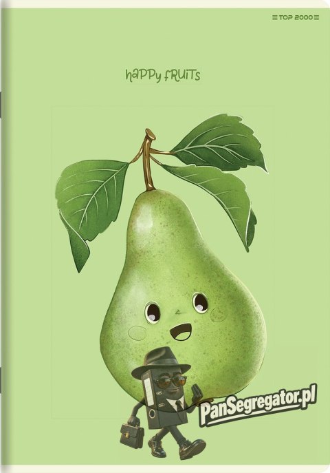 Zeszyt A6 32k kratka HAPPY FRUITS 400181855 TOP 2000