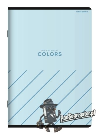 Zeszyt A6 48k kratka COLORS 400169190 TOP 2000