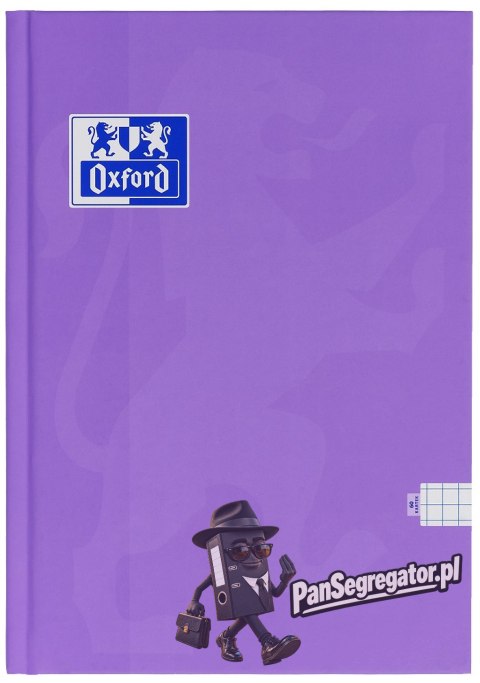 Zeszyt szkolny A5 Brulion 60 kartek w kratkę twarda okładka TOUCH 400175259 OXFORD