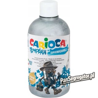 Farba CARIOCA TEMPERA 500ml srebrna (40427/20) 170-2714