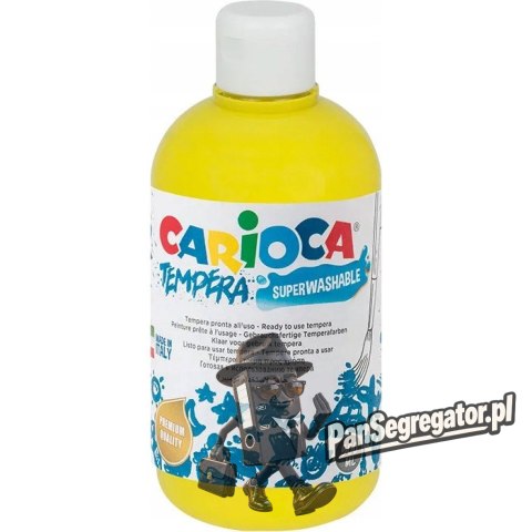 Farba CARIOCA TEMPERA 500ml żółta 40427/03
