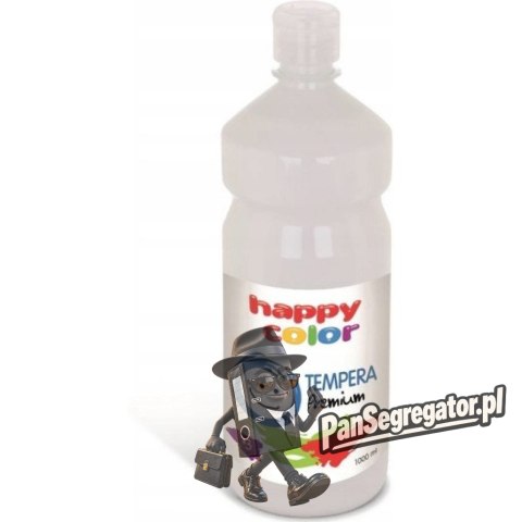 Farba TEMPERA Premium 1000ml biała HAPPY COLOR 3310 1000-0