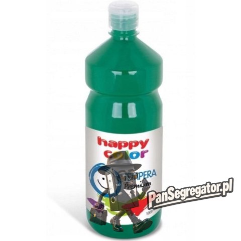 Farba TEMPERA Premium 1000ml ciemnozielona HAPPY COLOR 3310 1000-52