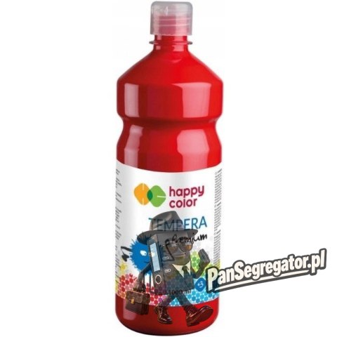 Farba TEMPERA Premium 1000ml czerwona HAPPY COLOR 3310 1000-2