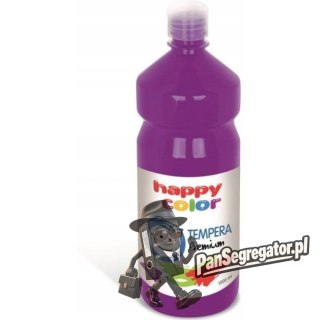 Farba TEMPERA Premium 1000ml śliwkowa HAPPY COLOR 3310 1000-63