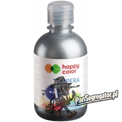 Farba TEMPERA Premium 300ml srebrny HAPPY COLOR 3310 0300-81