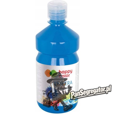 Farba TEMPERA Premium 500ml błękitna HAPPY COLOR HA 3310 500-30