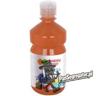 Farba TEMPERA Premium 500ml brązowa HAPPY COLOR HA 3310 0500-7