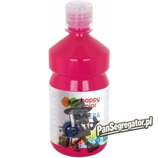 Farba TEMPERA Premium 500ml ciemnoróżowa HAPPY COLOR HA 3310 0500-22