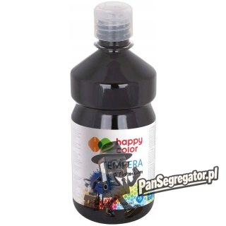 Farba TEMPERA Premium 500ml czarna HAPPY COLOR HA 3310 0500-9