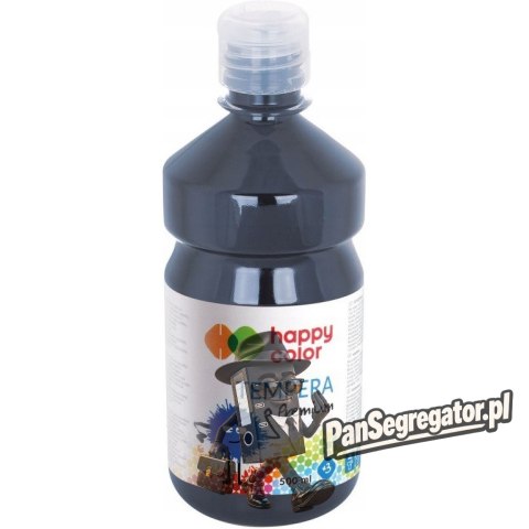 Farba TEMPERA Premium 500ml grafitowa HA 3310 500-88 HAPPY COLOR
