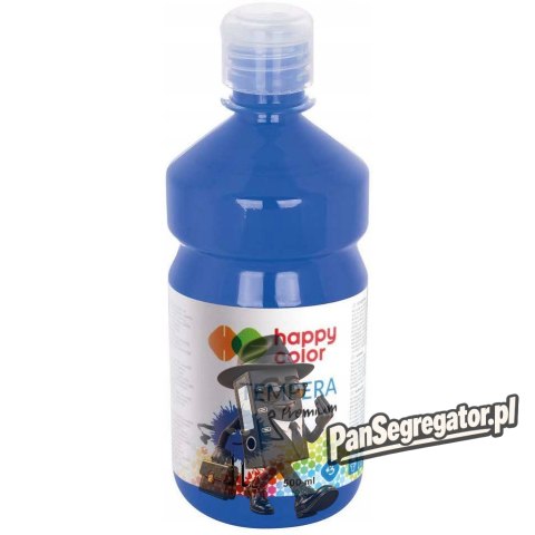 Farba TEMPERA Premium 500ml niebieska HAPPY COLOR HA 3310 0500-3
