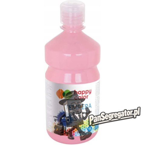Farba TEMPERA Premium 500ml różowa HAPPY COLOR HA 3310 0500-20