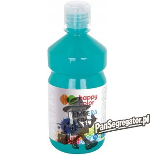 Farba TEMPERA Premium 500ml turkusowa HAPPY COLOR HA 3310 0500-39