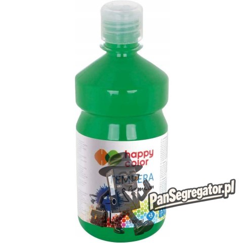 Farba TEMPERA Premium 500ml zielona HAPPY COLOR HA 3310 0500-5