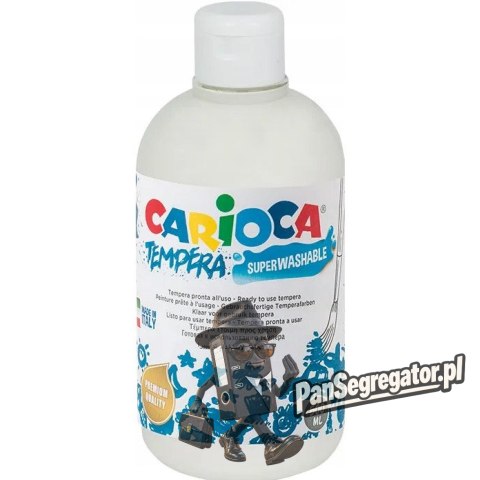 Farba TEMPERA biała CARIOCA 500ml 40427/01