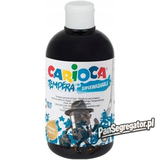 Farba TEMPERA czarna CARIOCA 500ml 170-2358