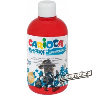 Farba TEMPERA czerwona CARIOCA 500ml 40427/10