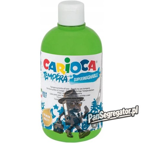 Farba TEMPERA jasnozielona CARIOCA 500ml 40427/13