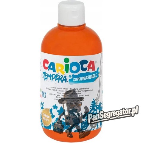 Farba TEMPERA pomarańczowa CARIOCA 500ml 170-2361
