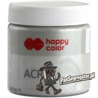 Farba TEMPERA srebrna 250ml HAPPY COLOR HA 7370 0250-81