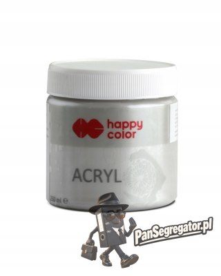 Farba TEMPERA srebrna 250ml HAPPY COLOR HA 7370 0250-81