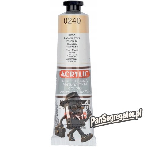 Farba akrylowa 162729 różowa 0240 40ml. KOH-I-NOOR