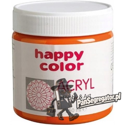 Farba akrylowa 250ml pomarańczowa HA 7370 0250-4 Happy Color