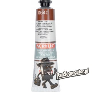Farba akrylowa 40ml jasno brązowa 162738 KOH-I-NOOR