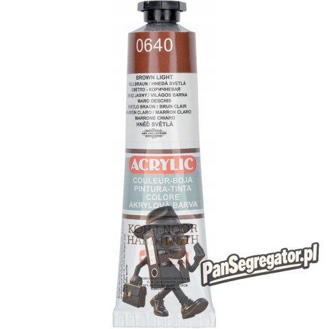Farba akrylowa 40ml jasno brązowa 162738 KOH-I-NOOR