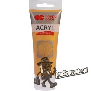 Farba akrylowa 75ml.złota HA 7370 0075-11 Happy Color