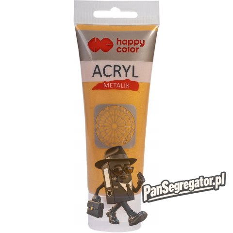 Farba akrylowa 75ml.złota HA 7370 0075-11 Happy Color