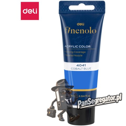 Farba akrylowa FINENOLO 75ml kobalt EC75-CB DELI