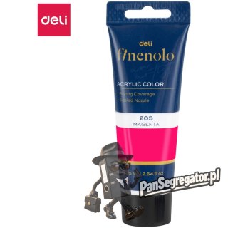 Farba akrylowa FINENOLO 75ml różowa EC75-PK DELI