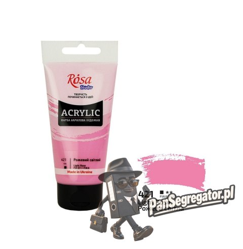 Farba akrylowa Rosa Studio 75ml LIGHT PINK 421